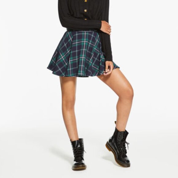 AERO PLAID MINISKIRT - Picture 4 of 7